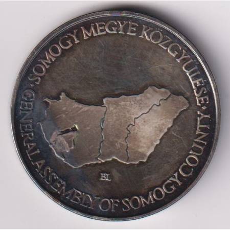 B.L. Somogy Megye Közgyűlése érem NI. 42,5mm