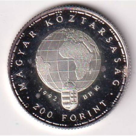 1992.PP Veszélyeztetett állatvilág 200 Forint ezüst
