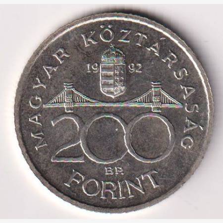 1992. MNB. 200 Forint ezüst   1.