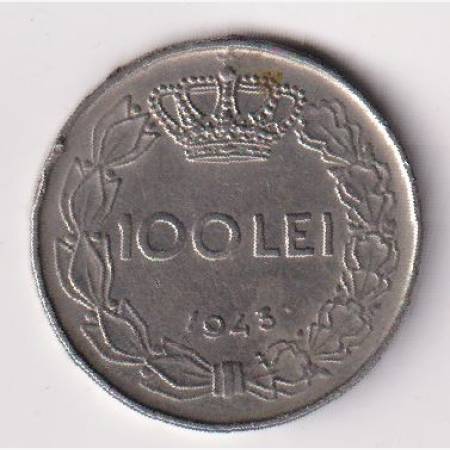 1943. Románia 100 lei Ni.