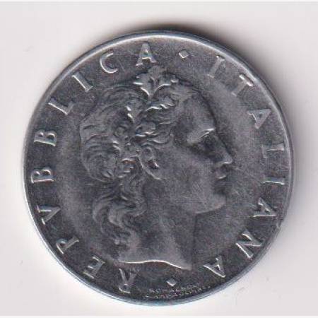 1966. Olaszország 50 lira Ni.