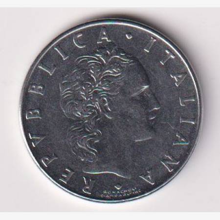 1986. Olaszország 50 lira Ni.