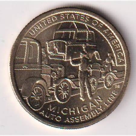 2025.D  USA 1 dollár Michigan
