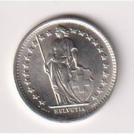 1967. Svájc 1/2 frank  ezüst  1.