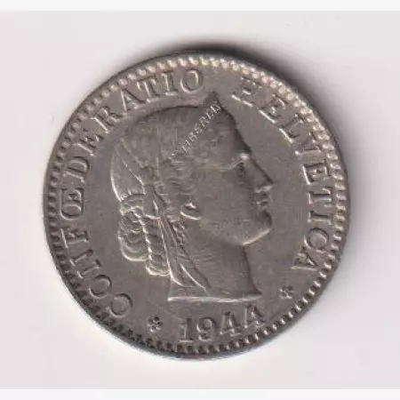 1944. Svájc 20 rappen Ni