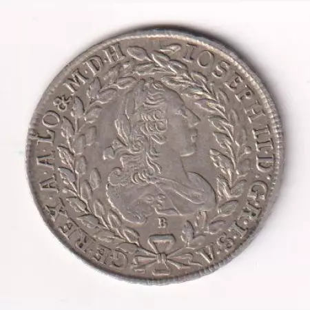 1773.B.EVM-D II.József 20 krajcár Körmöcbánya ezüst
