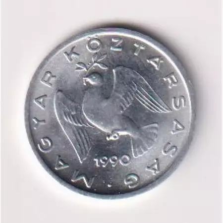 1990. 10 fillér Alu.