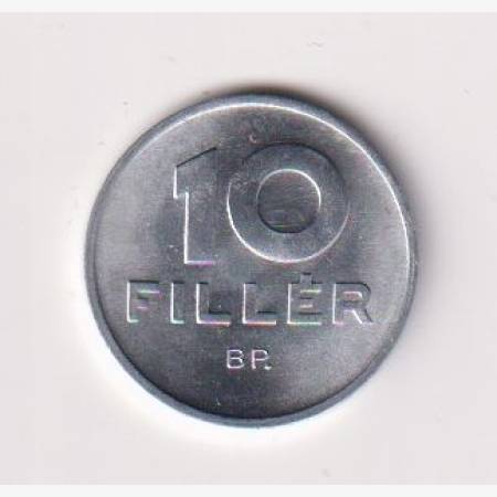 1990. 10 fillér Alu.