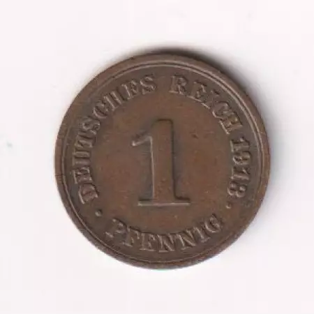 1913.F Német 1 pfennig Br