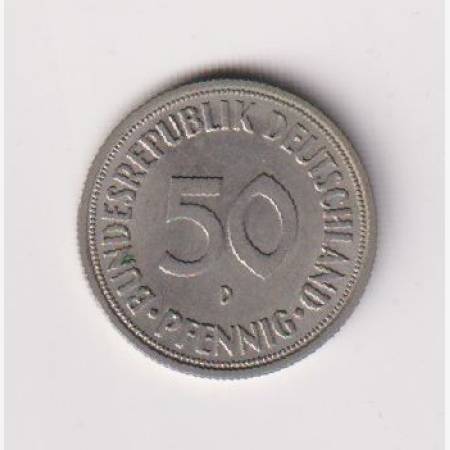 1969.D Német 50 pfennig Ni  2.