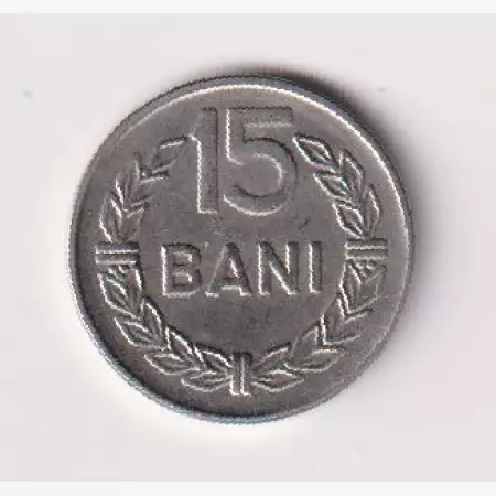 1966. Románia 15 bani Ni.