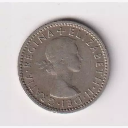 1955. Angol 6 penny Ni