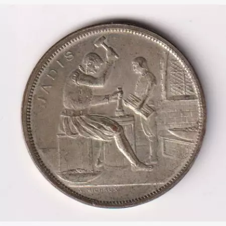 1910. Brüsszeli Nemzetközi Kiállitás érme ezüstözött 30mm