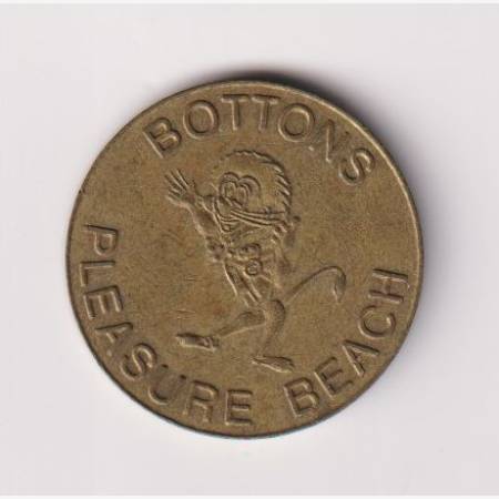 Angol 1 Token (zseton) Br. 26,5mm
