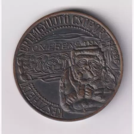 1986. Lazarovszky László: Zalavári vár Br. 50mm