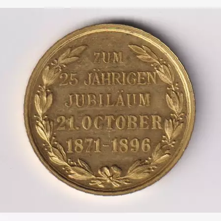 Bécsi újságírók jubileumi érme aranyozott bronz 40mm