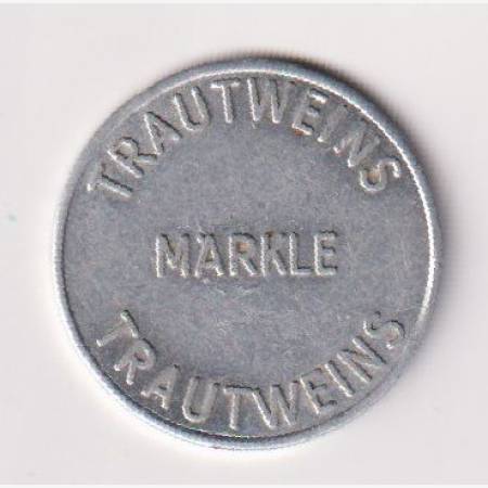 Német sörfesztivál zseton 1 L sör Alu. 25mm