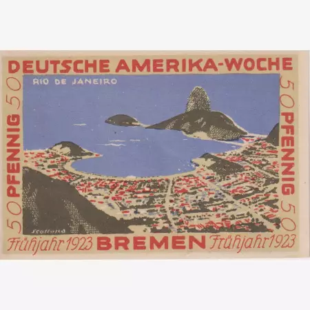 Németország Bréma 50 pfennig 1923.