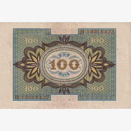 Németország 100 márka 1920.  P69b