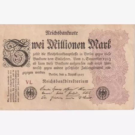 Németország 2 millió márka 1923. VL.   P104