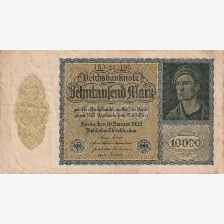 Németország 10.000 márka 1922.  P71
