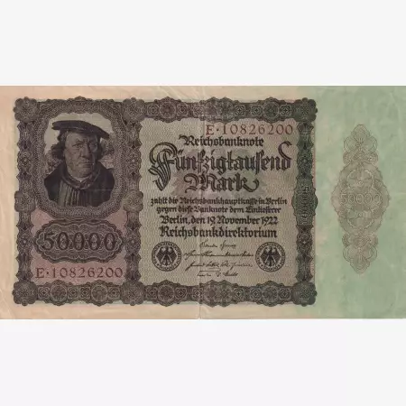 Németország 50.000 márka 1922. E   P80