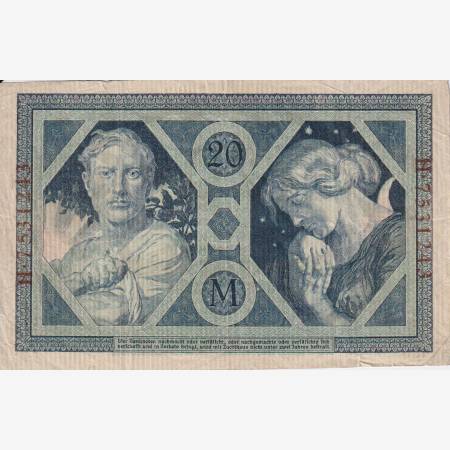 Németország 20 márka 1915. H   P63