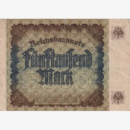 Németország 5.000 márka 1922. U-OE   P81