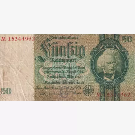 Németország 50 reichsmark 1933.    P182