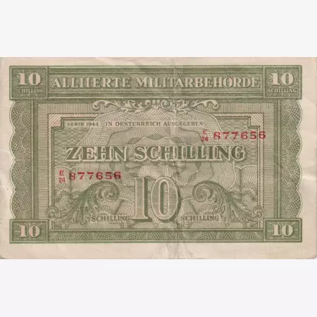 Ausztria 10 schilling 1944.   P106