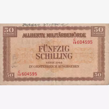 Ausztria 50 schilling 1944.   P109