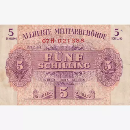 Ausztria 5 schilling 1944.   P105