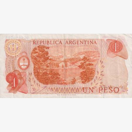 Argentina 1 peso 1974.  P293