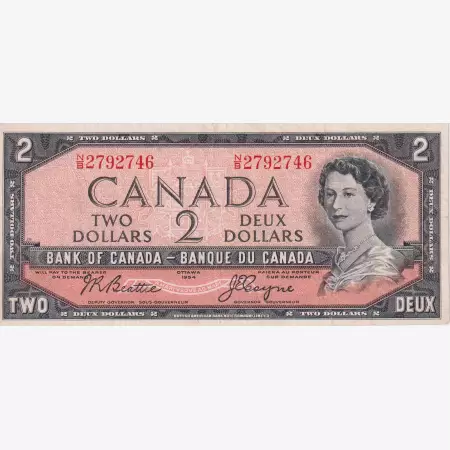 Kanada 2 dollár 1954.  P 76