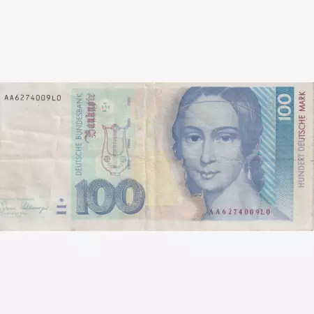 Németország 100 márka 1989.  P41a