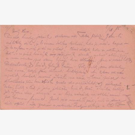 I.Vh.1915. Tábori Postai Levlap. TP. 110  No 45