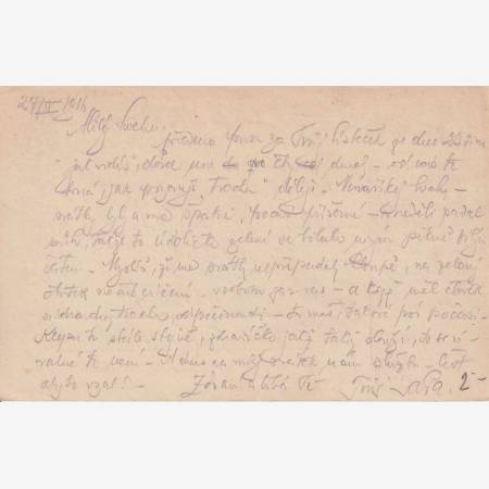 I.Vh.1916. Tábori Postai Levlap. TP. 113  No I./21