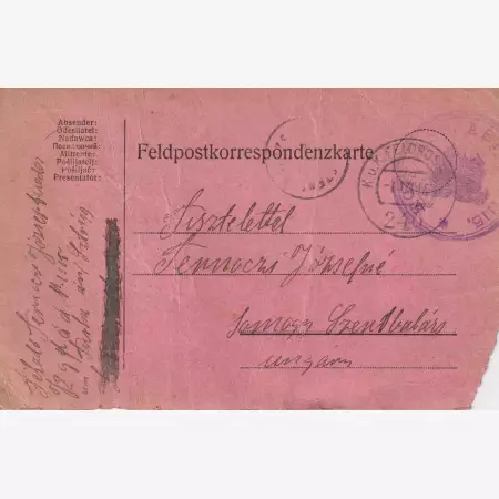 I.Vh.1916. Tábori Postai Levlap. TP. 240