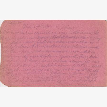 I.Vh.1916. Tábori Postai Levlap. TP. 240