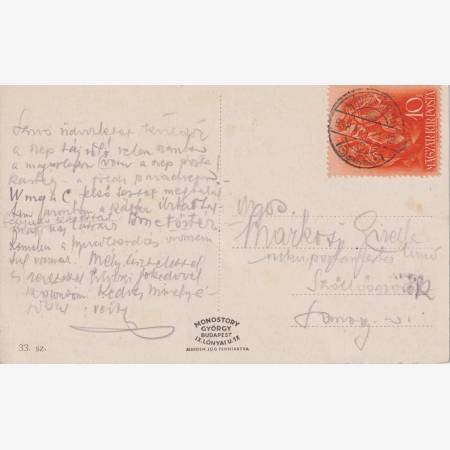 Hévíz-gyógyfürdő M.kir. Posta üdülőháza 1938