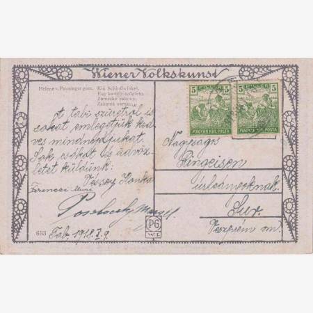 Művészlap Egy kastély szöglete  1918.