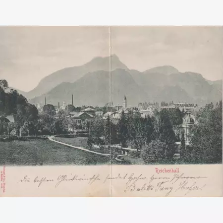 Németország Reichenhall 1919. nagy alakú