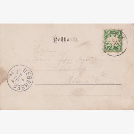 Németország gruss aus Mittergars a. Inn 1904.