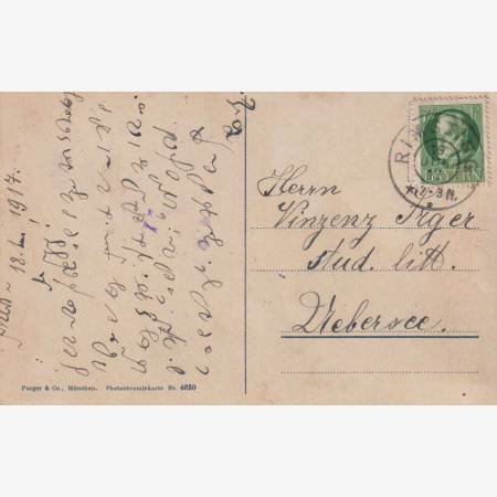 Németország Hochgern u. Hochfelln 1917.