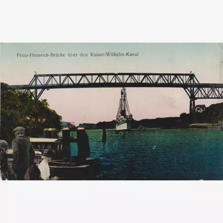 Németország Prinz-Heinrich-Brücke hid  1917.