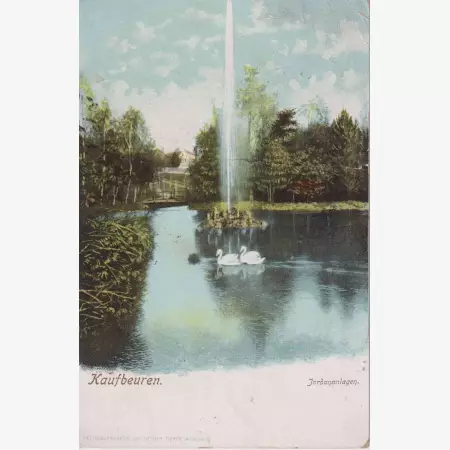 Németország Kaufbeuren park 1906.