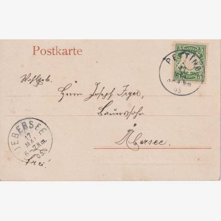 Németország Oberndorf-Laufen közötti híd 1905.