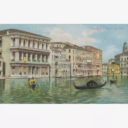 Olaszország Velence Canal Grande 1928.