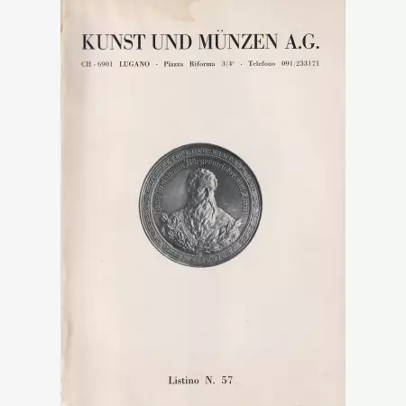 Kunts und Münzen A.G. Lugano katalog. N.57