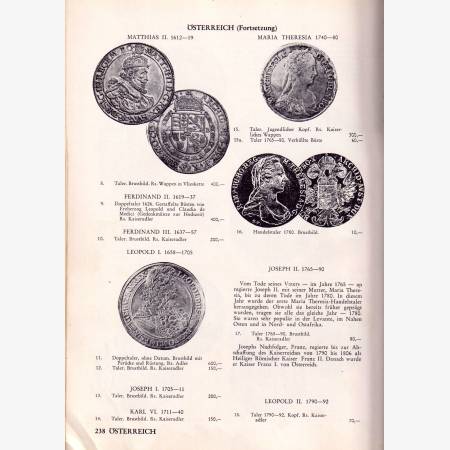 Münzkatalog von der Antike bis zur Gegenwart